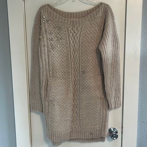 cream sequin knit pearl mini dress Self-Portrait Cream Sequin Knit Pearl Mini Dress – CHUUI_Collection